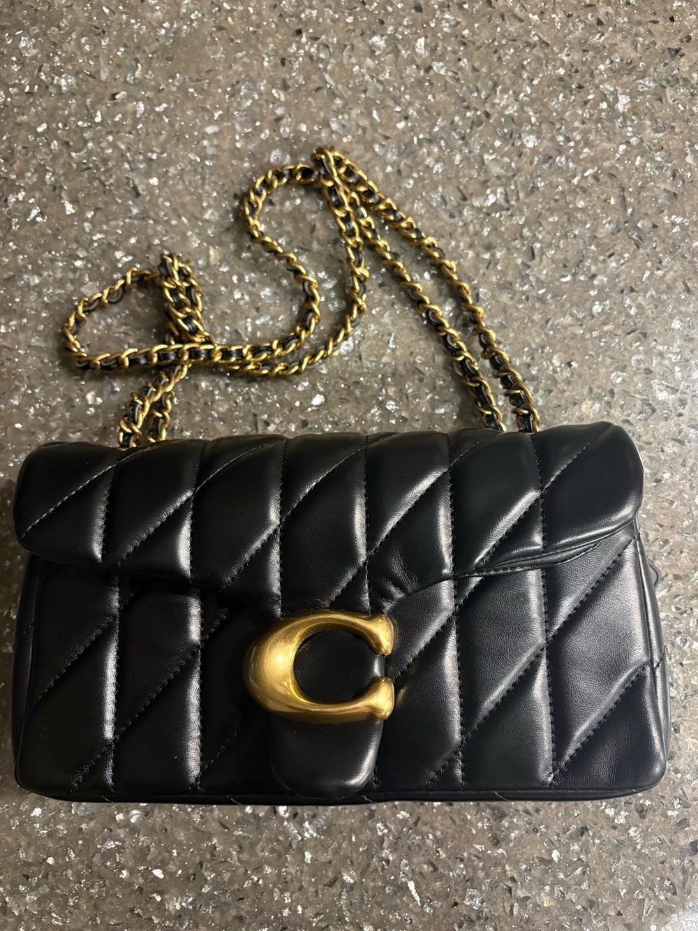 Coach quilted tabby 26